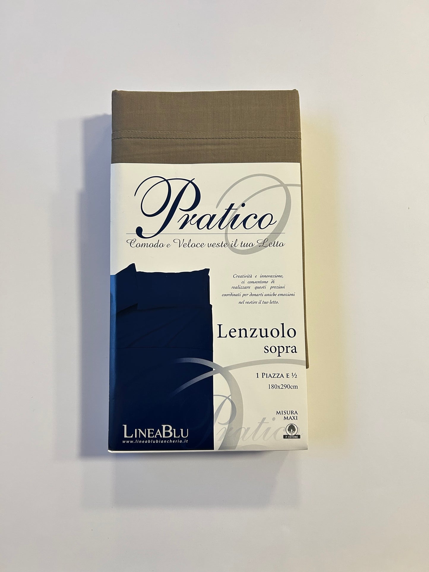 Lenzuolo sopra 1 piazza e mezza