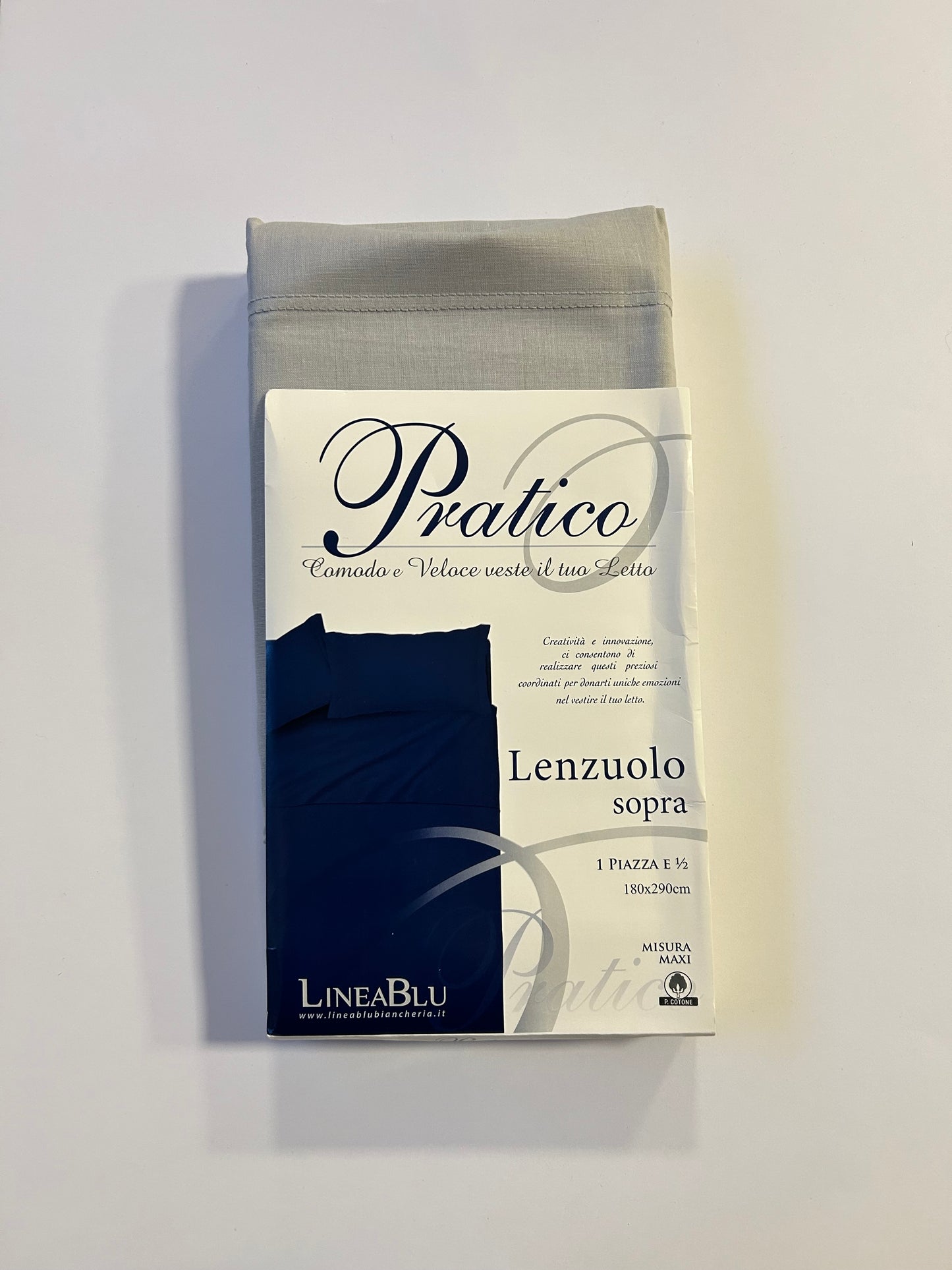 Lenzuolo sopra 1 piazza e mezza
