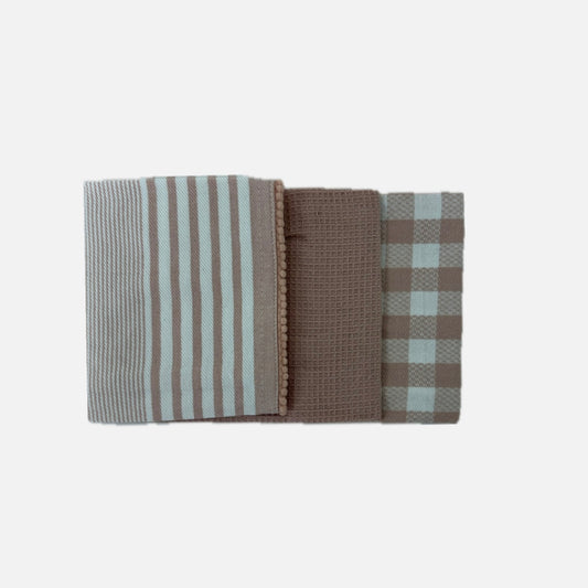 Set 3 pezzi strofinacci Candido