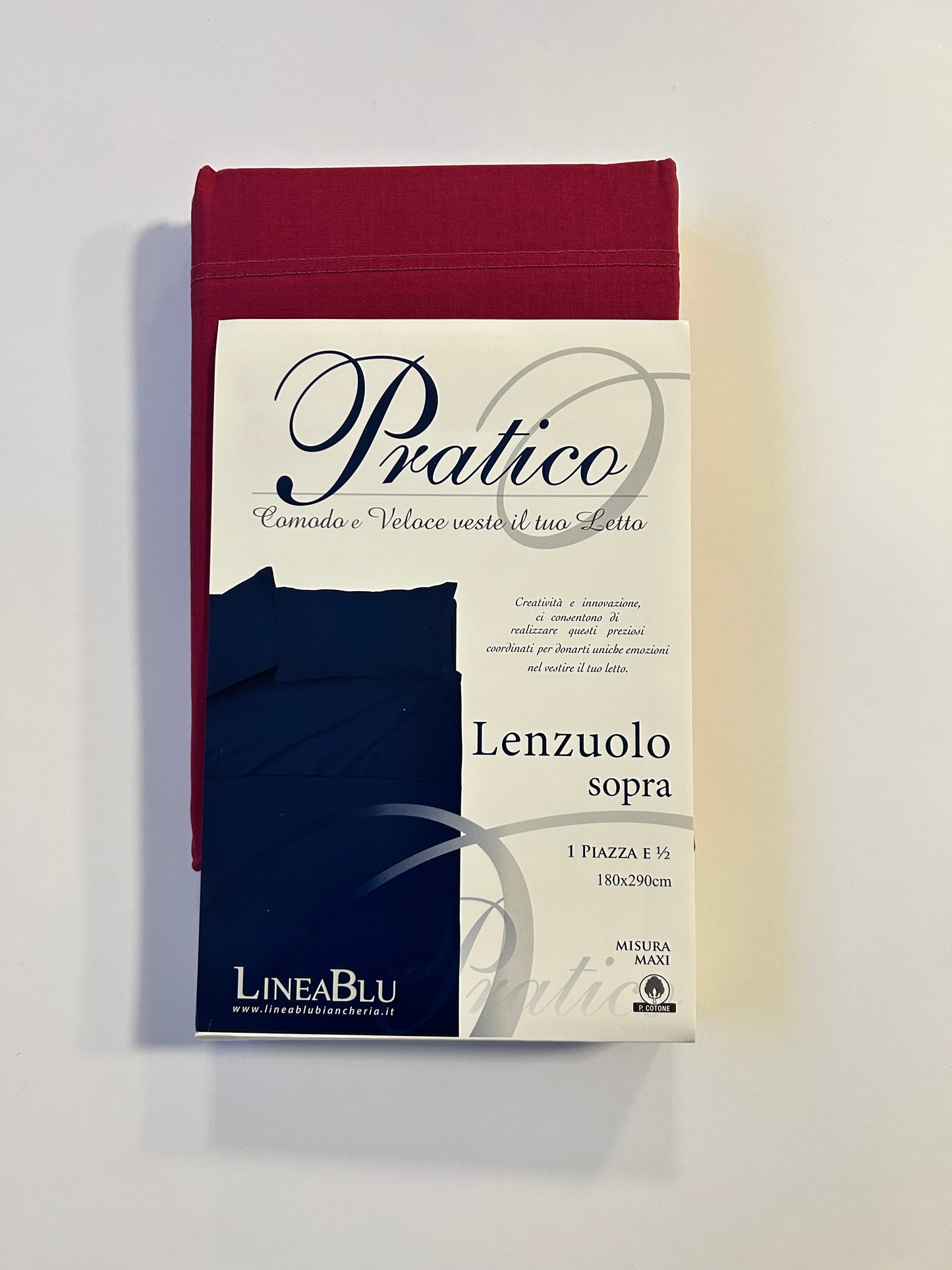 Lenzuolo sopra 1 piazza e mezza