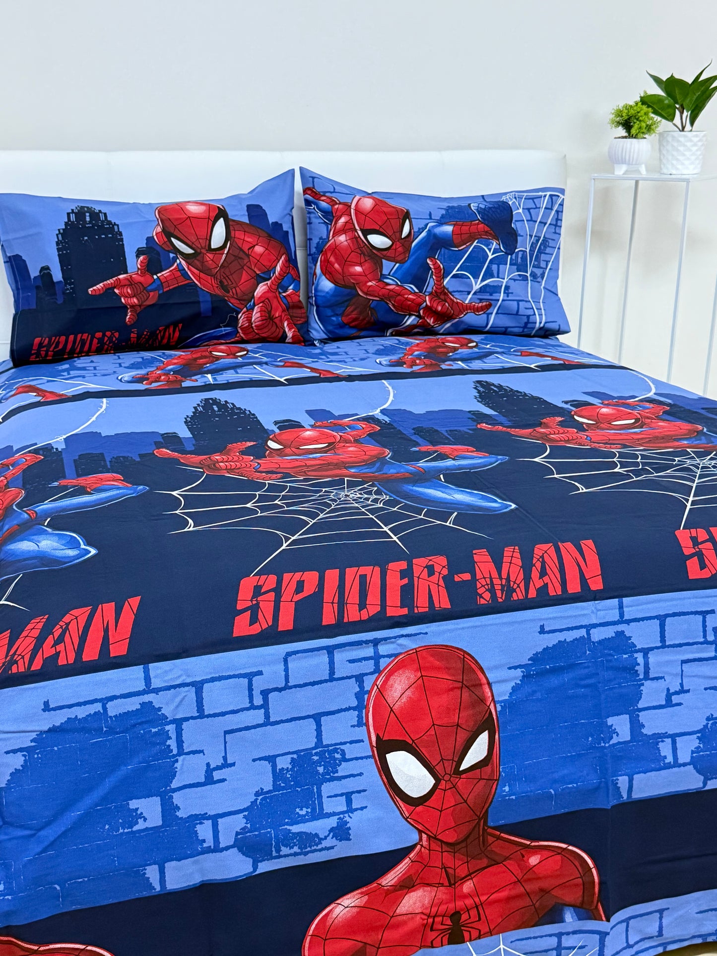 Copriletto singolo Spiderman