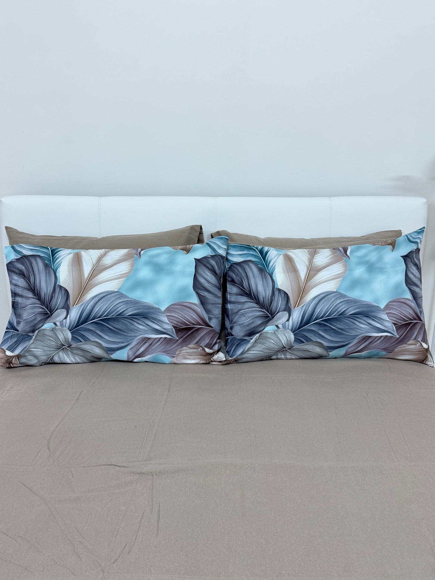 Lenzuola in flanella Romantic leaves