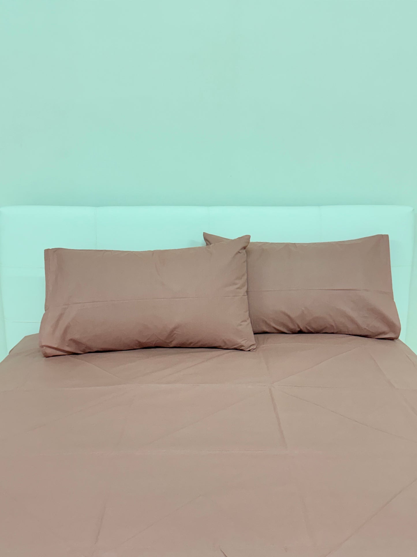 Completo letto matrimoniale tinta unita