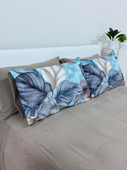 Lenzuola in flanella Romantic leaves