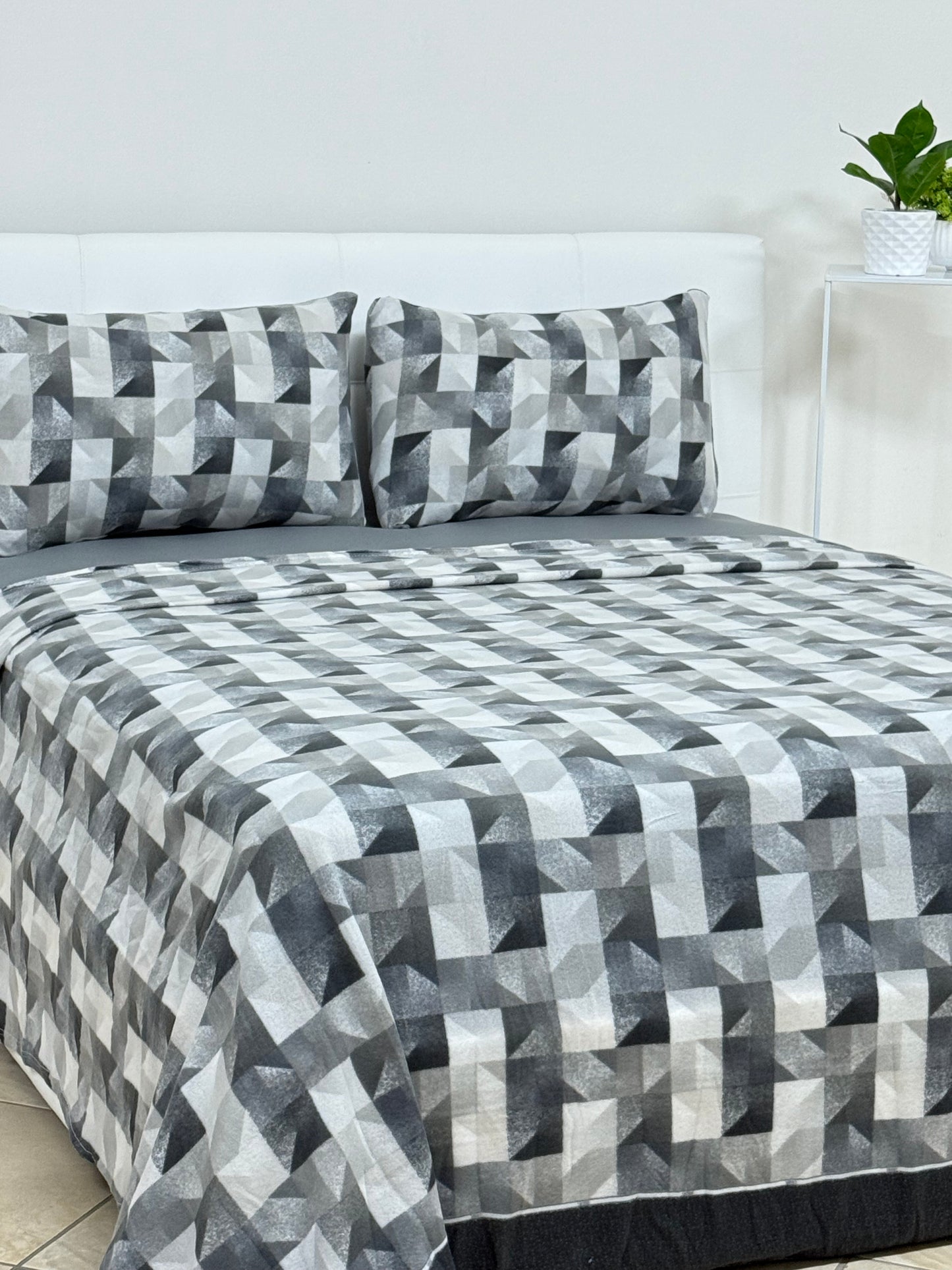 Completo letto in pile matrimoniale