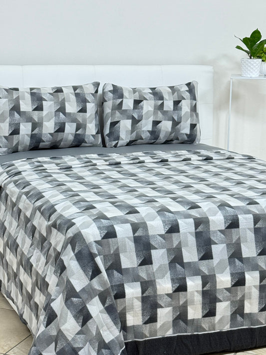 Completo letto in pile matrimoniale