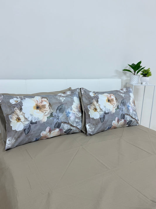 Lenzuola in flanella con 4 federe